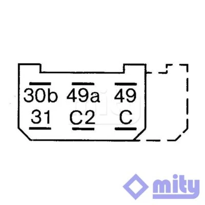 Fits Ford Transit 1991-2000 VW Transporter 1990-2003 Indicator Flasher Unit Mity - Image 1 of 4