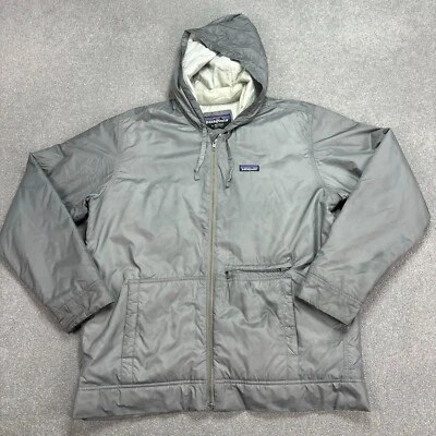 Patagonia Jacket Adult Large Grey Stoss Puffer Primaloft Insulated Hood Coat Men - Image 1 of 4