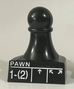 CHESS TEACHER Chess Pieces - INDIVIDUAL - BLACK - Plastic - Picture 1 of 16