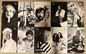 Apple Think Different Genius Educators- 10 Posters, Letter,Biographies,Packaging - Photo 1/19