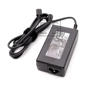 REPLACEMENT FOR HP PRO X2 612 G2 TABLET 65W USB-C AC ADAPTER PSU + POWER CHORD - Zdjęcie 1 z 6