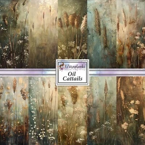 OIL CATTAILS - Paquete de papel - Imagen 1 de 3