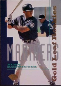 1995 LEAF ALEX RODRIGUEZ GOLD LEAF ROOKIES #1