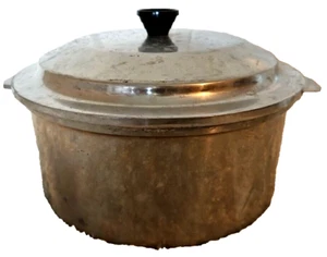 Vintage Miracle Maid G2 8,5" Aluminiumguss Dutch Oven Doppel Kochtopf mit Deckel - Bild 1 von 4