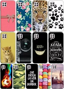 Custodia cover back case in TPU morbida per SAMSUNG GALAXY A12 fantasia EF - Foto 1 di 20