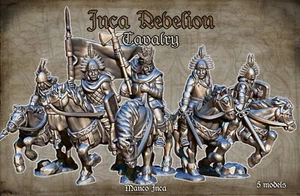 28mm Inca Rebel Cavalry  - Pike and Shot - Aztec - Maya - Renaissance - Picture 1 of 2