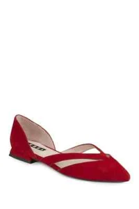 REBEL Acca-scuse Me Dorsay Low Heeled Flats Color Red Size 7.5W Style RW1002 - Picture 1 of 1