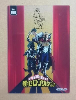 My Hero Academia Clear Card Collection No.166 Izuku, Mirio, Sir Nighteye - Image 1 of 2