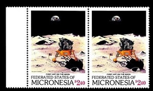 MICRONESIA - 1989 - 20° anniversario del primo uomo sulla luna - Picture 1 of 1