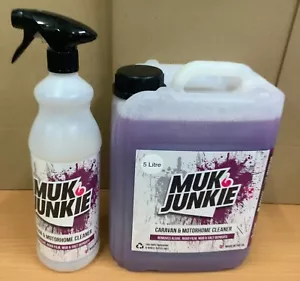 Limpiador estático para caravanas Muk Junkie de 5 litros elimina algas, película para carreteras, barro, etc. - Imagen 1 de 6