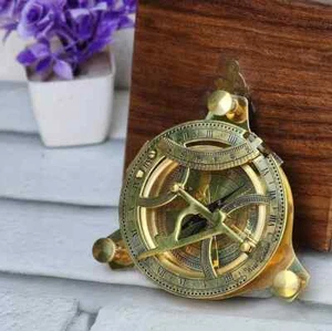 Golden Sonnenuhr Kompass Geschenk für Sohn,Beste Sohn Geschenk,Mutter Zu - Bild 1 von 4