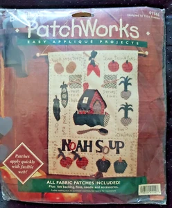 Bucilla Patchworks "Noah Soup Wall Hanging" Felt Kit 13" x 17" - Picture 1 of 3