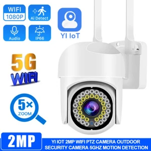 YI IoT 2MP PTZ Wireless Outdoor Dual-Band WIFI Security Camera Motion Detection - Picture 1 of 12