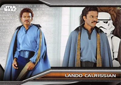 Star Wars Bounty Hunters (Topps 2021) LEVEL 3 BASE Card B3-22 / LANDO CALRISSIAN - Image 1 of 2