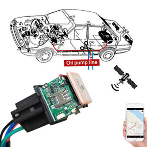 Hidden Car Tracking Relay GPS Tracker Anti-theft Phone APP Text Kill Fuel Pump 1
