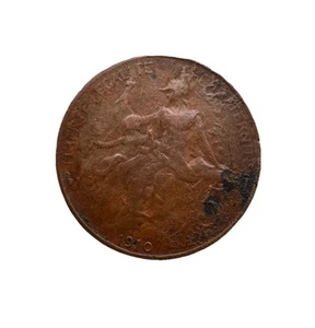 1910 France 5 Centimes Coin, km842 - Nice Coin 🇫🇷 Free Shipping - Picture 1 of 4