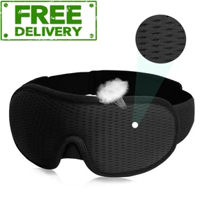3D Sleeping Eye Mask Blocking Light Breathable Soft Padded Mask Cover Eyepatch.. - Picture 1 of 7