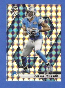 2025 MOSAIC SILVER MOSAIC #90 CALVIN JOHNSON PARALLEL FOOTBALL CARD (NM-MT) - Picture 1 of 2