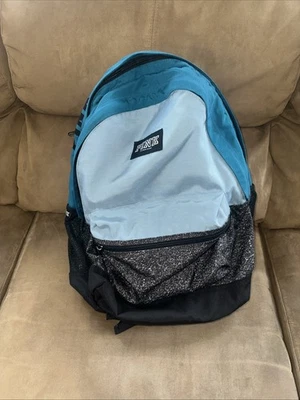 ROSA Victoria's Secret Mochila Mujer Viaje Dos Tonos Bolsillo con Cremallera Bolsa para Libros Foto 1 de 4