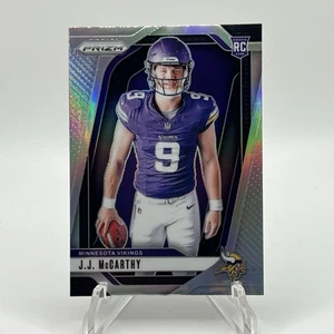 2024 Panini Prizm J.J. JJ McCarthy #13 Silver Rookie Variation RC Vikings - Picture 1 of 10