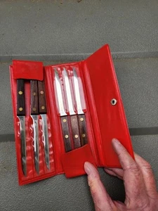 Mid Century Vernco 6 teiliges Messerset Edelstahl Japan Q=C+V - Bild 1 von 4