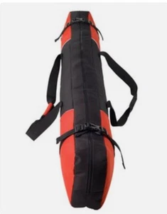 Athletico Mogul Padded Ski Bag - vollgepolsterte Single Ski Reisetasche (rot, 185 cm) - Bild 1 von 2