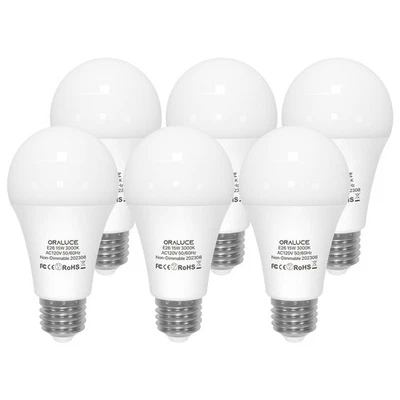 LED Light Bulbs 100 Watt - 120 Watt Equivalent, 15W 1600 Lumens 3000K Soft Wh... - Image 1 of 4
