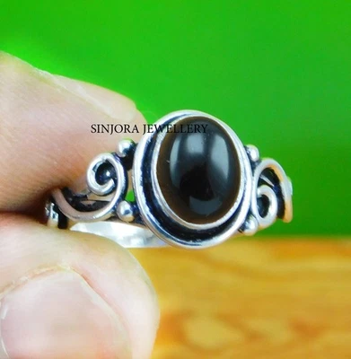 Anello regalo fatto a mano in argento sterling 925 con pietra preziosa... - Immagine 1 di 4