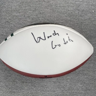 Woody Johnson SIGNED NFL Wilson THE DUKE Football w/ Go Jets Autographed NY Jets - Image 1 of 4