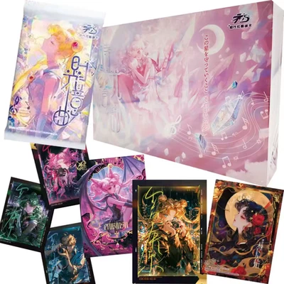 NUEVO Paquete de 10 tarjetas coleccionables selladas Sailor Moon Time Melody caja de refuerzo anime TCG Foto 1 de 4