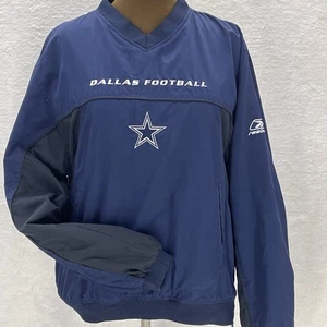Reebok Dallas Cowboys Team Apparel Pullover “Coaches Flat” Jacket Mens XL NFL - Picture 1 of 14