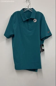 NIKE MIAMI DOLPHINS THROWBACK AQUA DRI-FIT MENS POLO - Size XL - Picture 1 of 7
