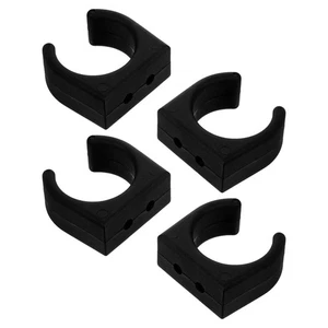  4pz Clip Porta Pagaia Nylon per Barca Yacht Canoa Kayak - Nero Resistente - Foto 1 di 12