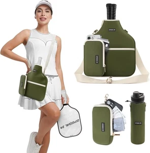 EPEDAL24 3-in-1 Pickleball Rucksack Set mit Flaschenhalter & Tasche - Grün - Bild 1 von 2