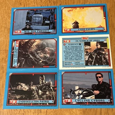 1991 Topps T2 Terminator 2 Judgement Day Stickers. Lot Of  6 - Image 1 of 4
