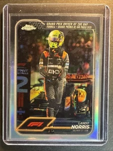 2024 Topps Chrome Formula 1 LANDO NORRIS #178 F1 REFRACTOR GRAND PRIX DRIVER - Picture 1 of 2