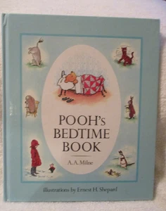 Pooh's Bedtime Book~A.A.Milne~Hardcover Children's Book~1980 - Picture 1 of 13