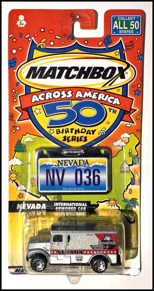 Matchbox Across America Nevada Silver International Armored Cab - Image 1 of 1