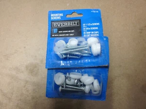 Everbilt White Shelf Bracket Screws 2 (8-Packs) - Picture 1 of 2