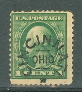 USA 1c Washington Unusual Precancel CINCINATI OHIO Used Lot#a1061 - Picture 1 of 1