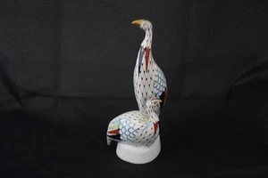 Hollohaza Fischnetz Stil Vogel Figurengruppe - Paar Fasane 20 cm hoch - Bild 1 von 4