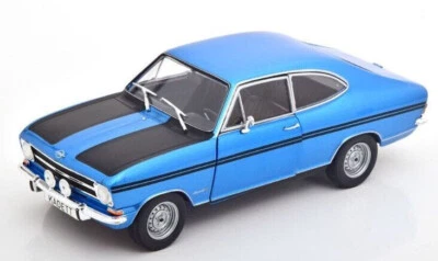 WHITEBOX  1:24  AUTO DIE CAST OPEL KADETT  B  RALLYE  BLU E NERO ART WB124106 - Immagine 1 di 4