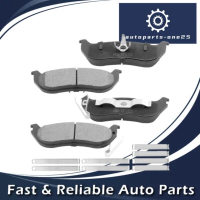 4X Rear Ceramic Disc Brake Pads for 2003 - 2006 Jeep Liberty Wrangler D981 - Image 1 of 4