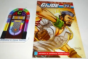 GI JOE TWO PACK COMIC 25TH COBRA 2008 #5 SHIPWRECK VS COPPERHEAD SECURITY SHIELD - Picture 1 of 3