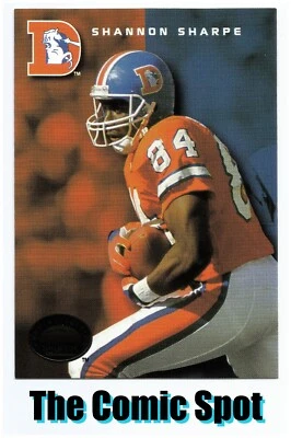 1993 SKYBOX PREMIUM ~ SHANNON SHARPE #5 ~ DENVER BRONCOS HOF ~ NFL FOOTBALL CARD - Image 1 of 3