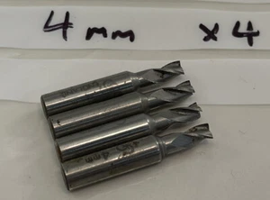 4 X 4mm LONG SERIES END MILL, 6mm Shaft, SC2D12 - Picture 1 of 1