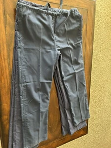 Landau Nurse Nursing Scrub Pants 7602 S Small Navy Blue 1 Pocket - Picture 1 of 3