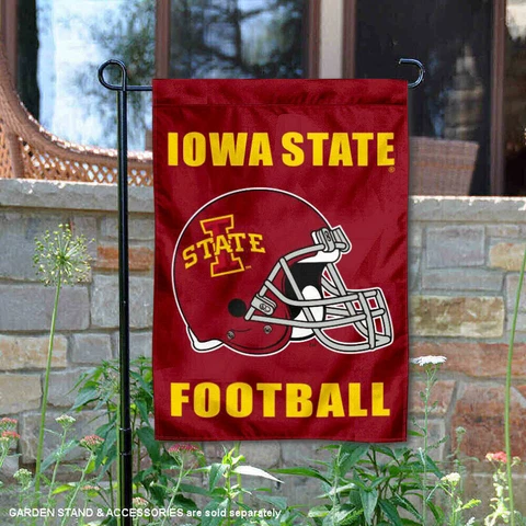 Iowa State Cyclones Football Helmet Garden Flag and Yard Banner Cover