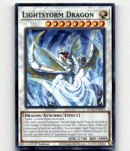 Yugioh Lightstorm Dragon - Supreme Darkness - Picture 1 of 1