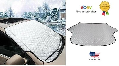 Cubierta de nieve para parabrisas de coche Protector solar Cubierta de hielo para nieve con 4 capas de protección Foto 1 de 4